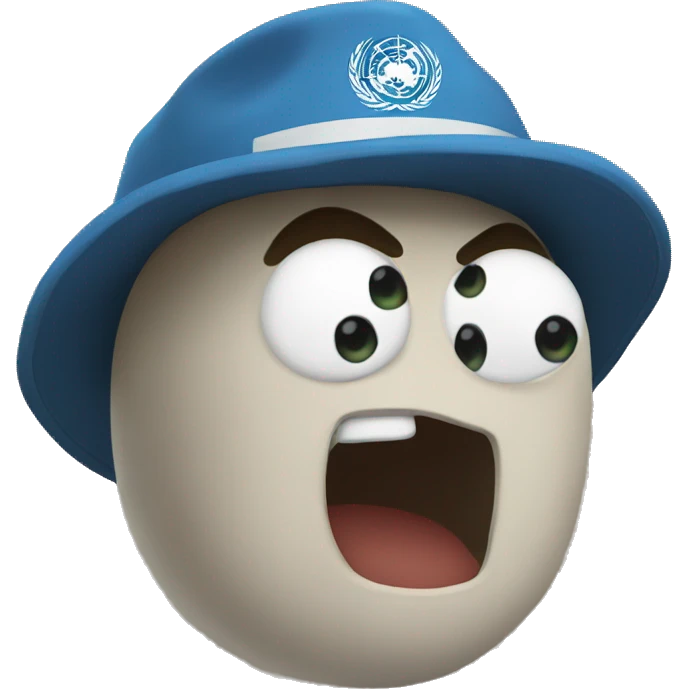 Un chat fort emoji