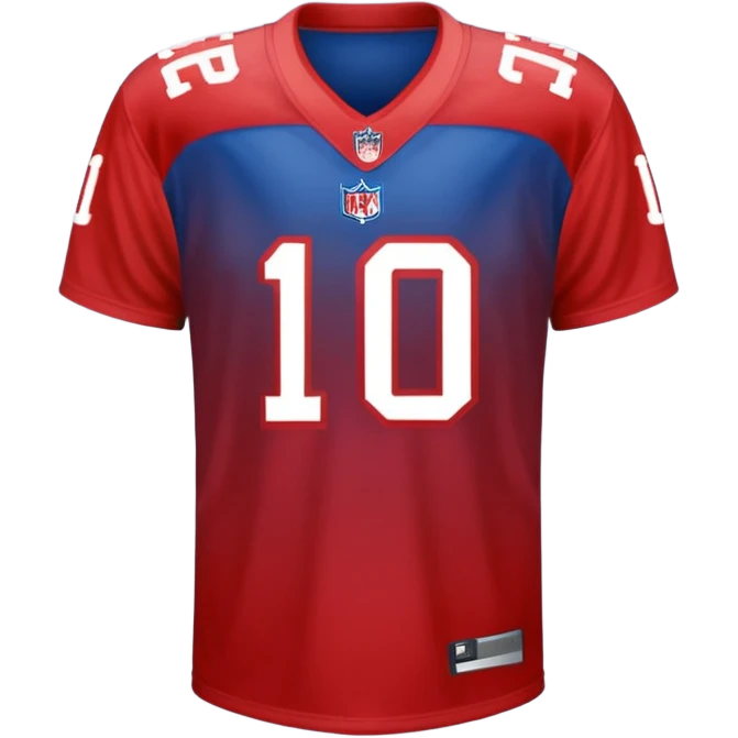 shirt nfl blue (#00A3E0) and red (#F9423A) emoji