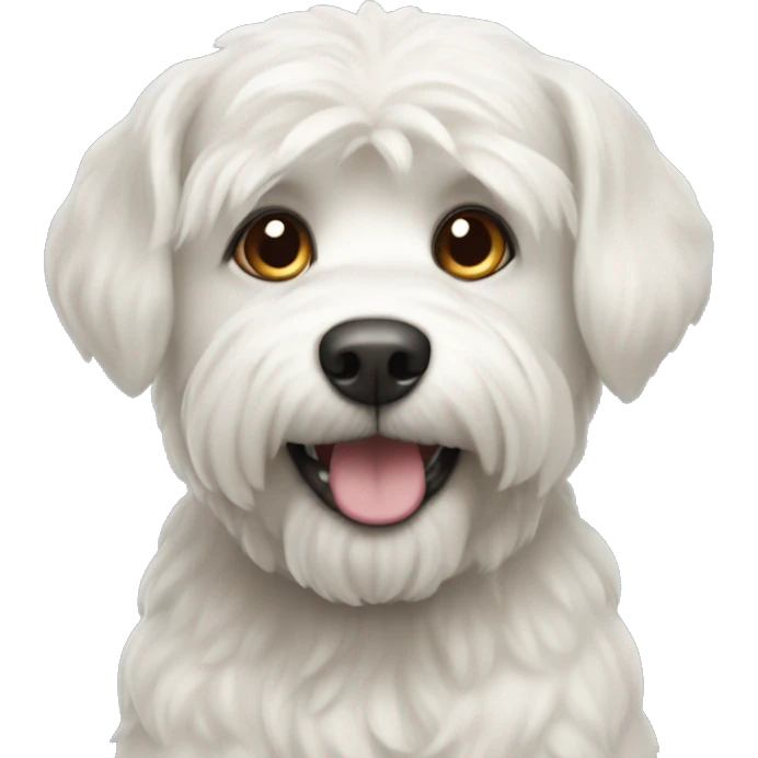 Maltés dog emoji