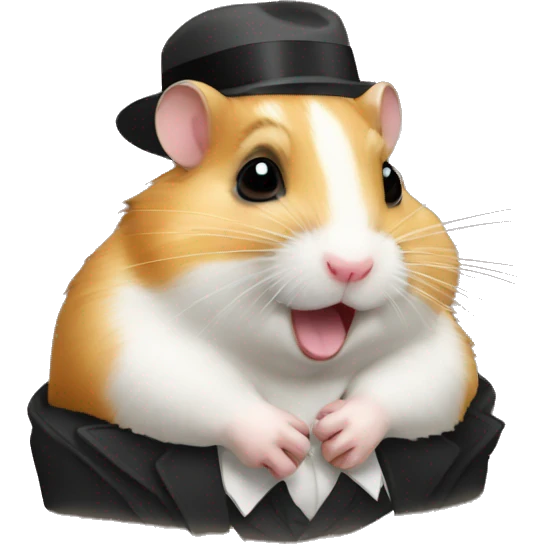 Hamster al capone emoji