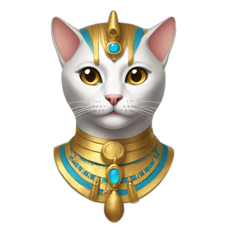 Pharaoh cat emoji