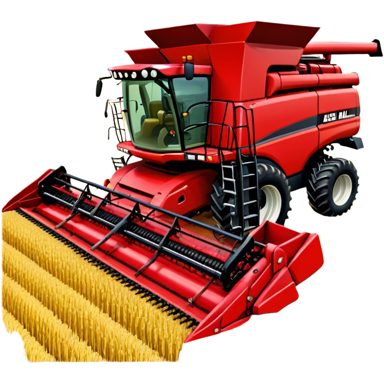 Combine Harvester - Case IH 8250 (Model Year: 2022) (Iconic colour: Red) emoji