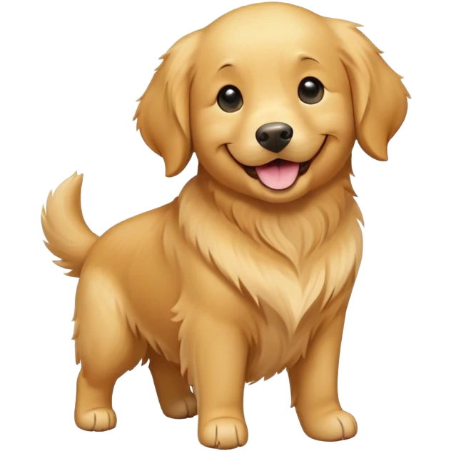 Golden retriever creating cure for cancer  emoji