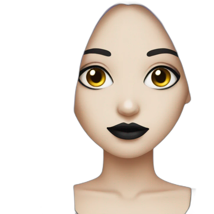 goth girl emoji