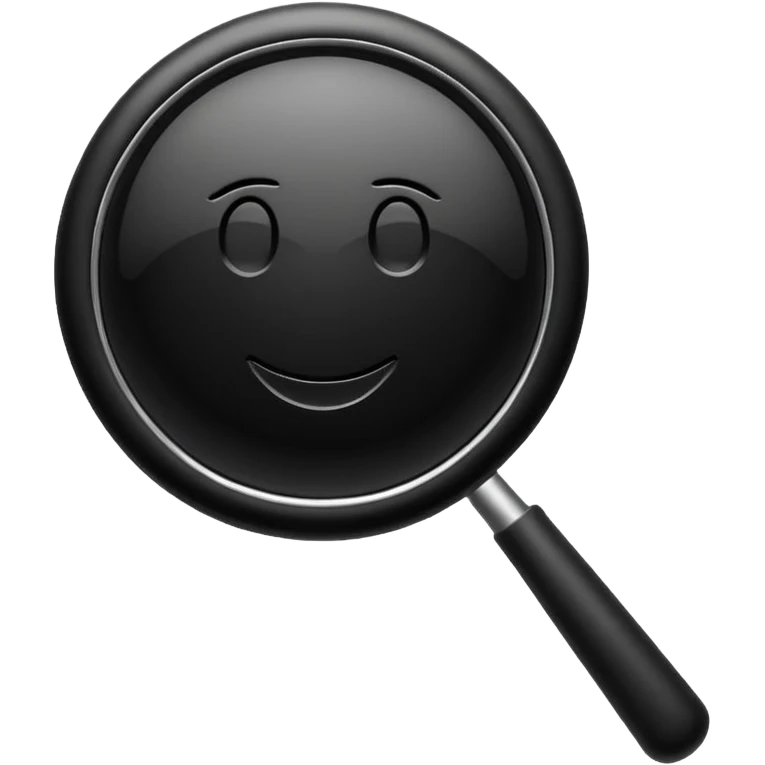black search icon emoji