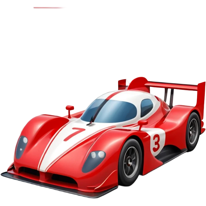 race car with track emoji