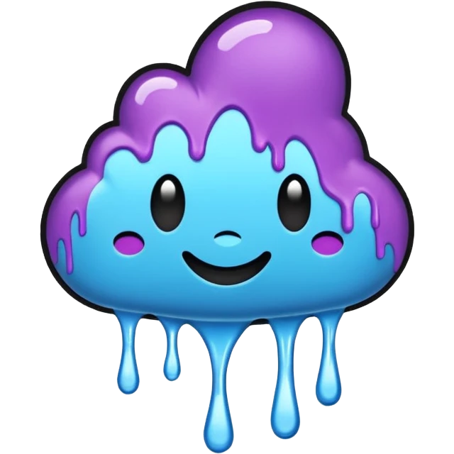 Граффити надпись: 72 emoji