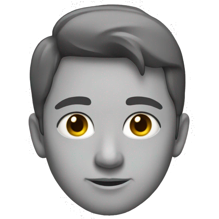 Harmaa sydän emoji