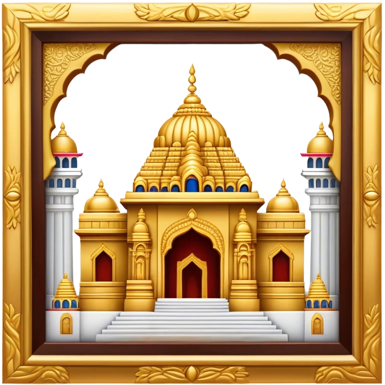 Tirupati Balaji Temple Landmark Emoji – Showcasing the temple’s golden entrance and intricate carvings. emoji