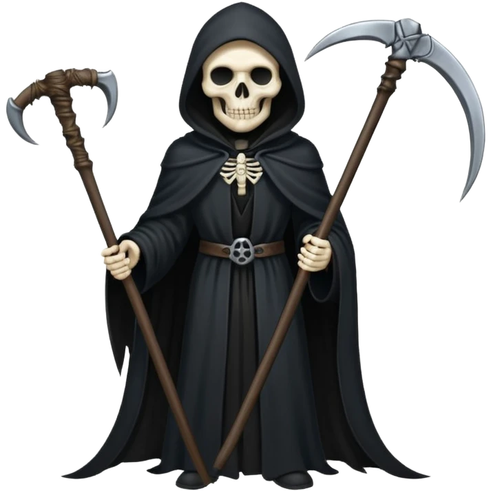 grimm reaper with scythe emoji