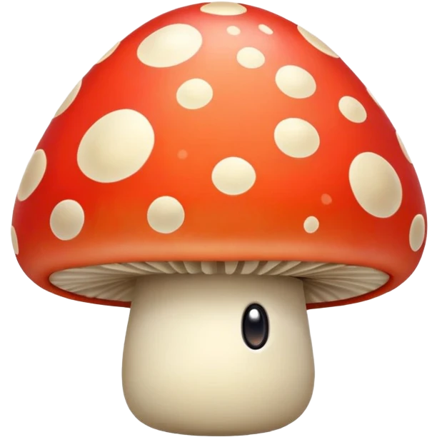 Excited mushroom emoji