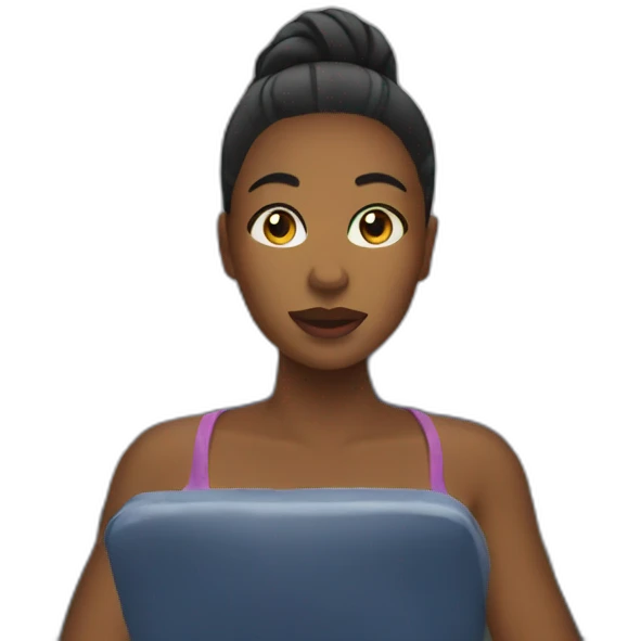 woman on the train emoji