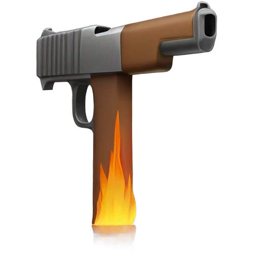 match gun emoji