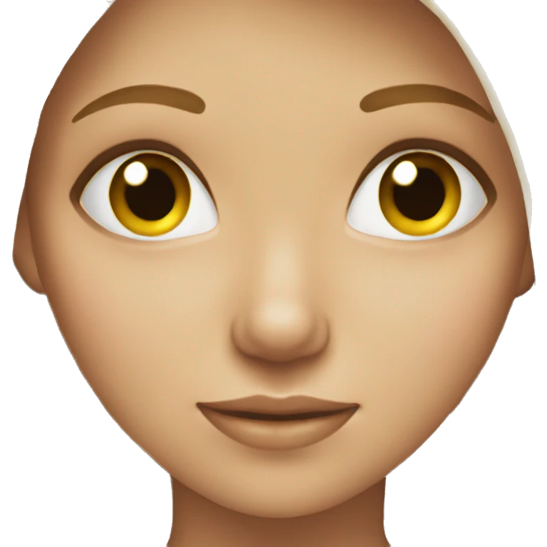 Blonde girl love emoji