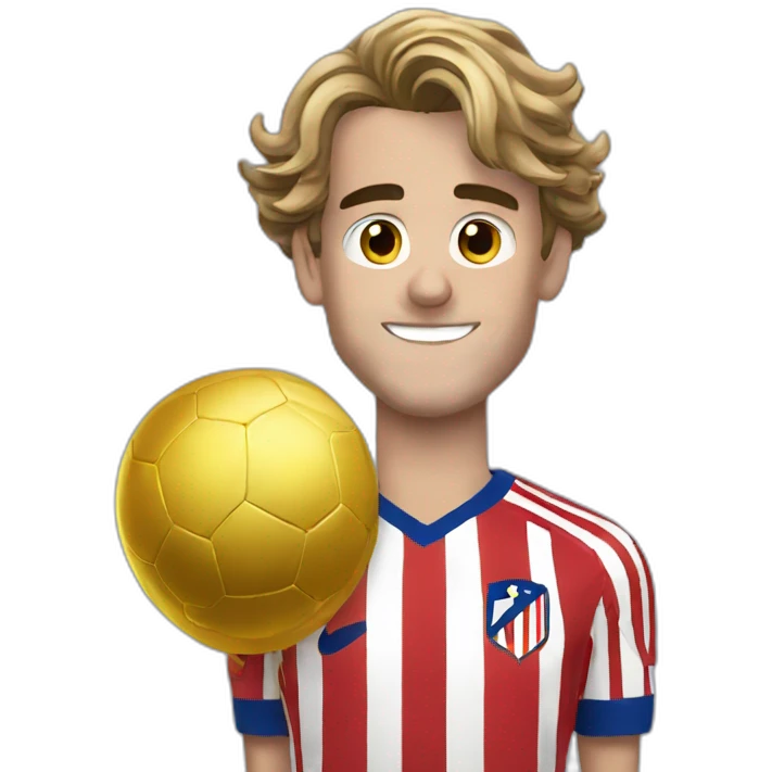 griezmann with the ballondor emoji
