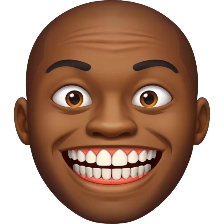 Guy with grilled teeth emoji