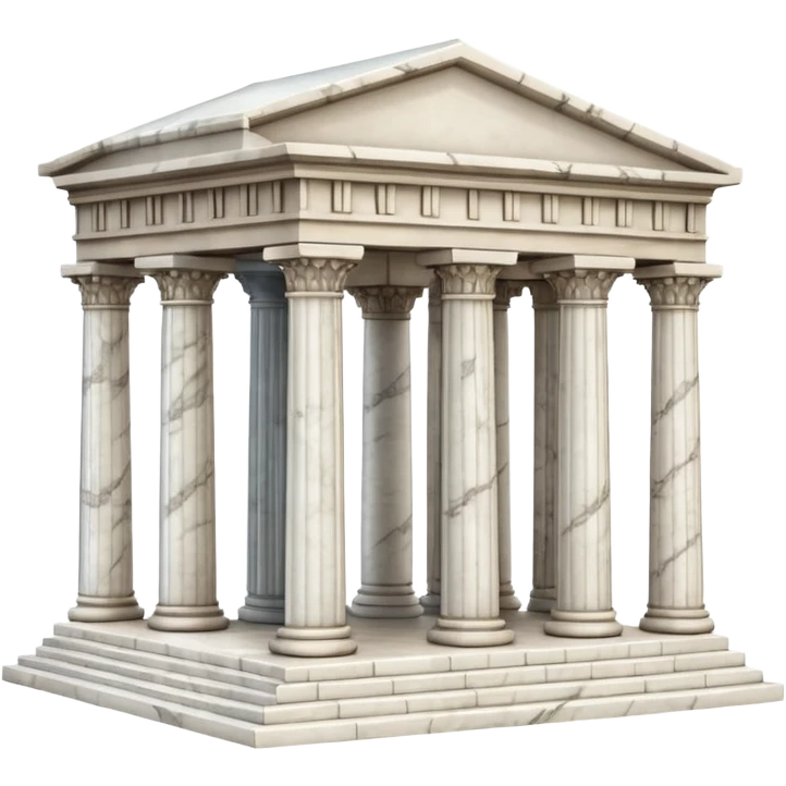 classical temple building emoji