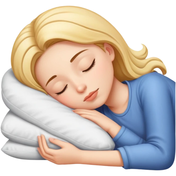 Girl napping emoji