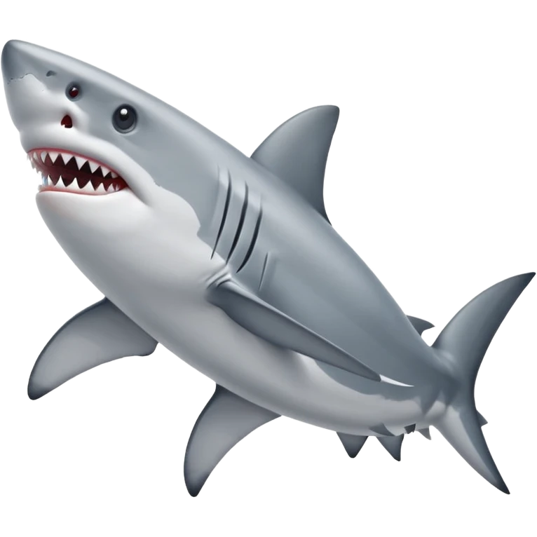 a shark with nike showes emoji