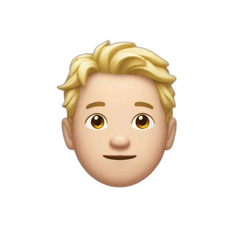 Homme noir sur cochon emoji