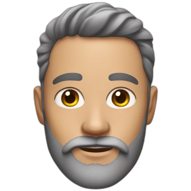 Atlethic- beard-runner emoji