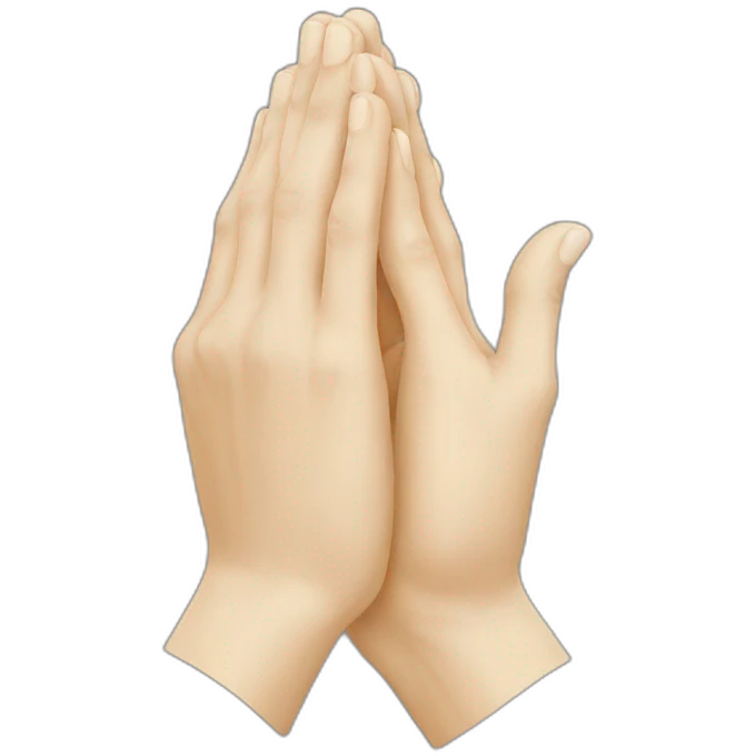 Praying hands emoji