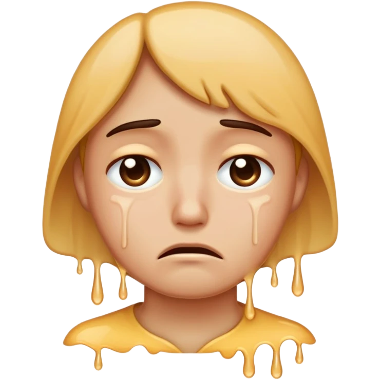 Sad Drippy crying  emoji