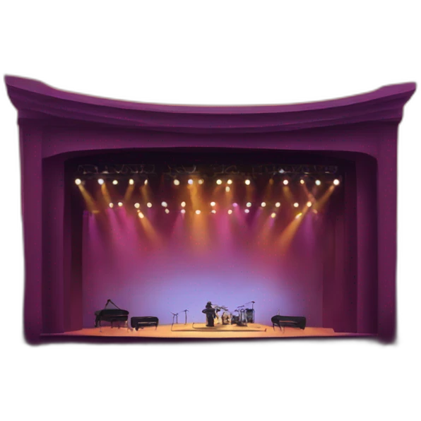 concert stage emoji