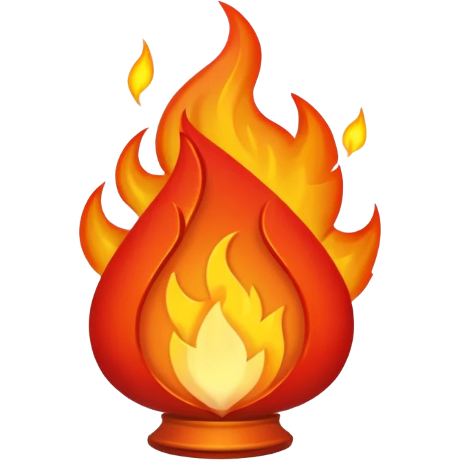 om fire emoji