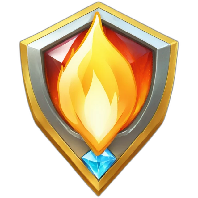 Pixel Badge Coin Diamond Flame Shiny Reward Legendary Unique Epic emoji
