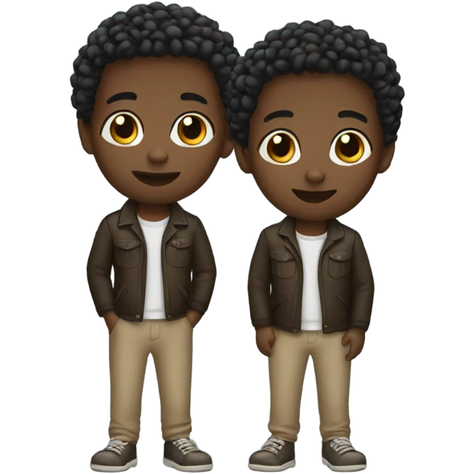 black twins emoji emoji