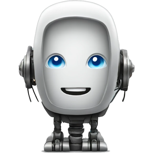 Conversation with robot emoji