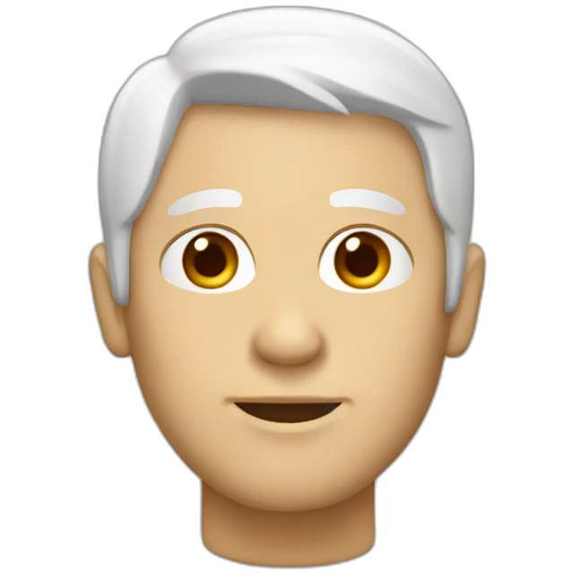 white middle-haired part men emoji