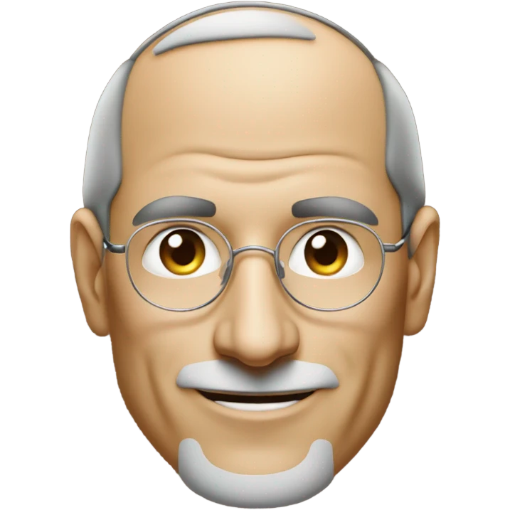 Steve Jobs is smiling emoji