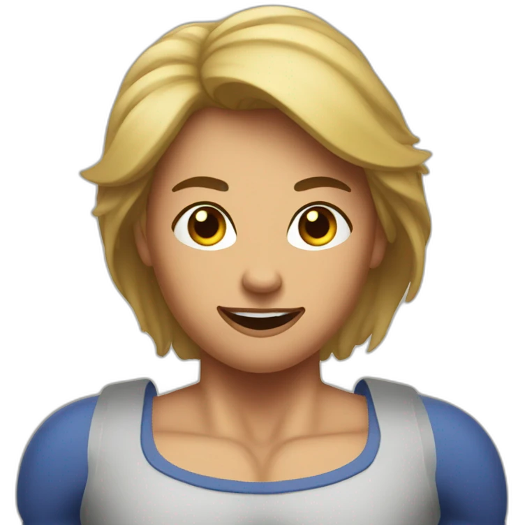 Muscleman's mom emoji