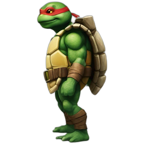 ninja turtle hyper realistic emoji
