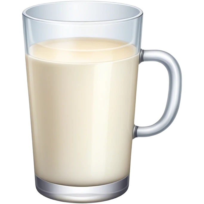 warm glass of milk emoji