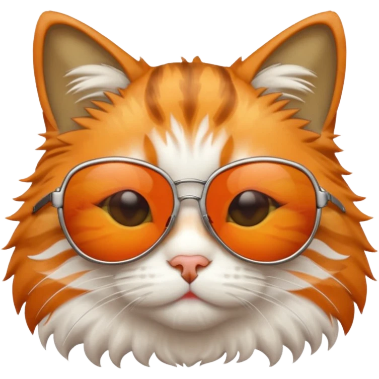 Cat wearing sunglasses emoji