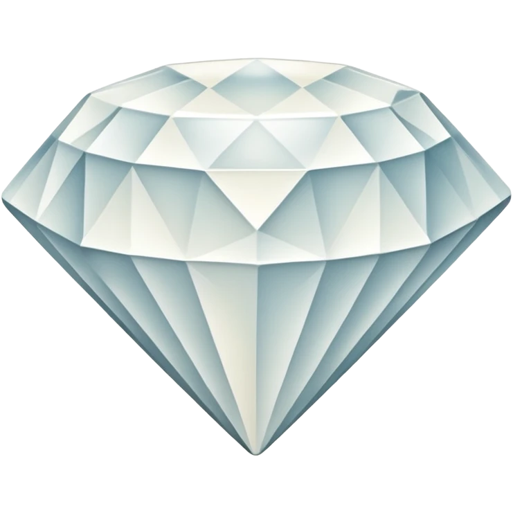 diamond shape carved from ivory emoji emoji