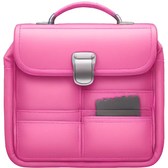 Bag Organizer pink emoji