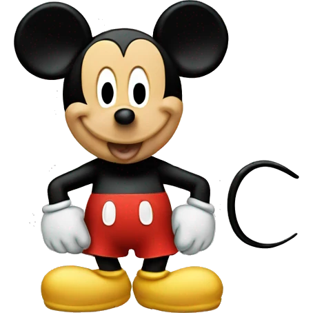 Mickey Mouse emoji