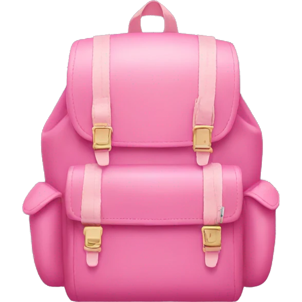 Backpack with coquette bows emoji