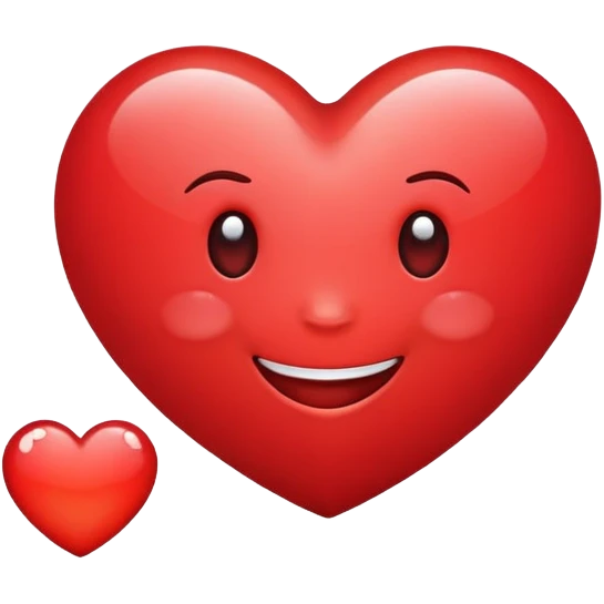 Heart smiling cute emoji