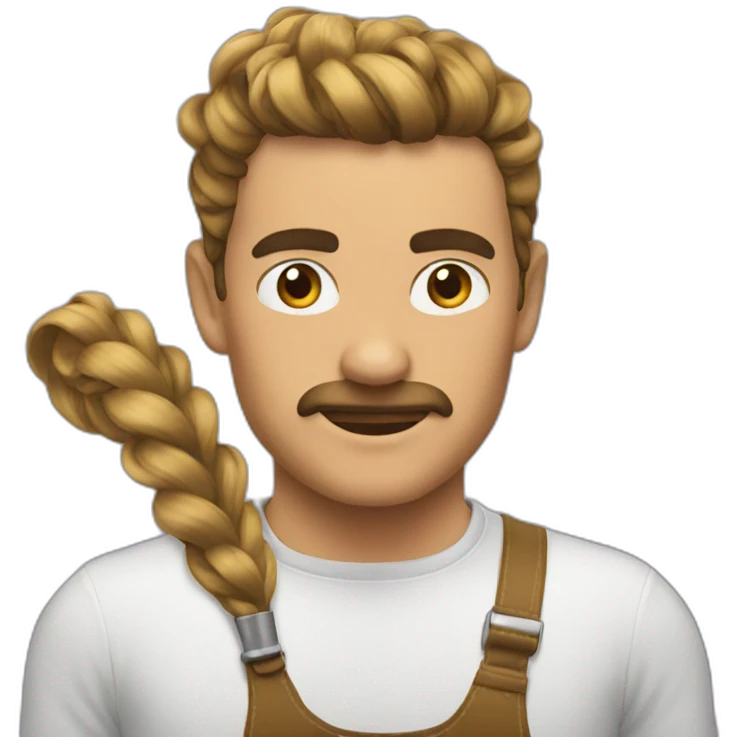 luhut doing hair emoji