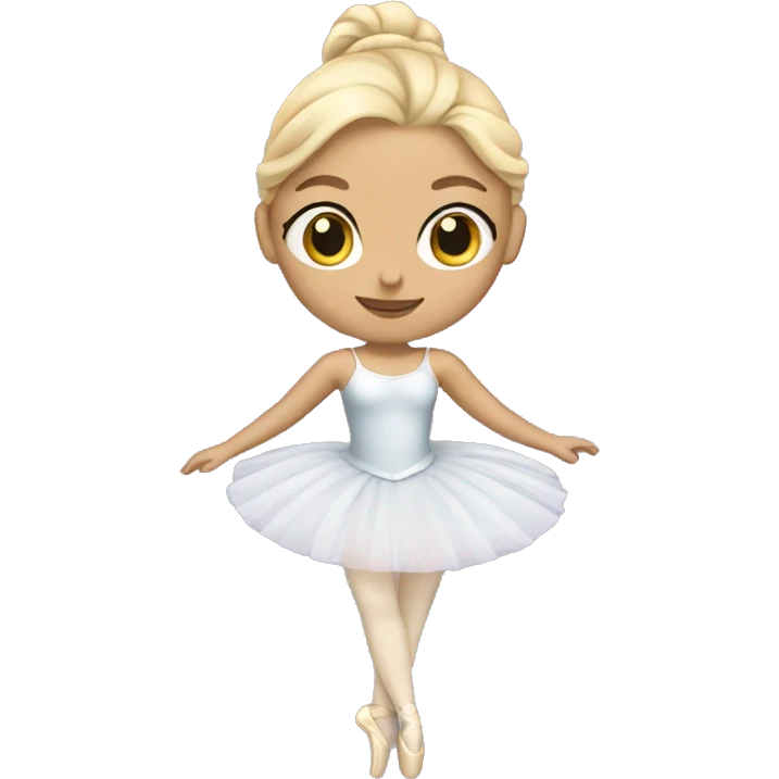 Ballet blonde girl emoji