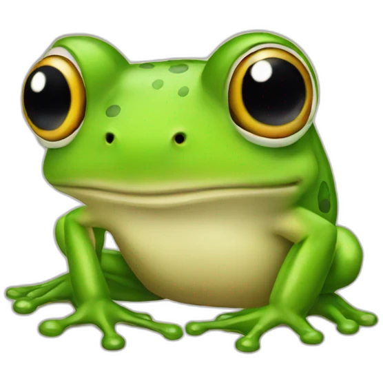 Retarder frog  emoji