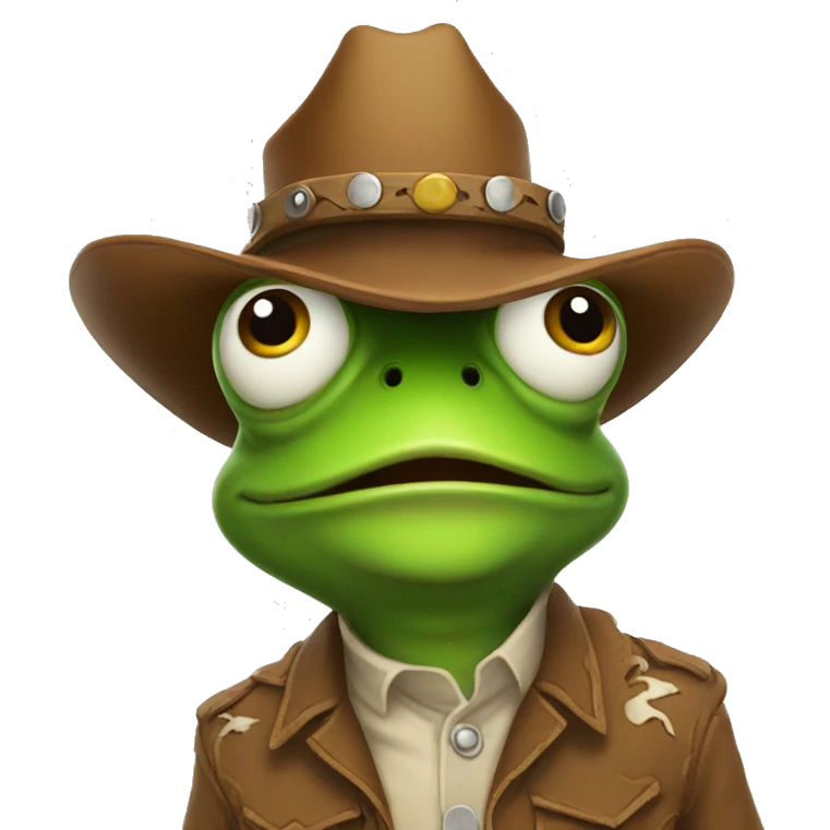 cowboy frog emoji