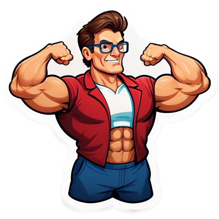 Doctor flexing muscle emoji
