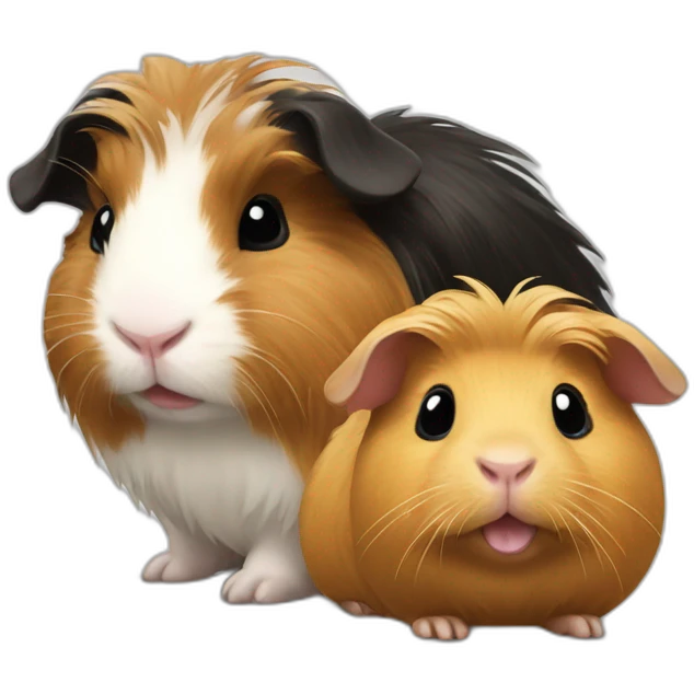 Yorkshire and guinea pig emoji