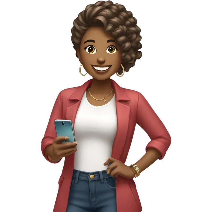 Social media girl emoji